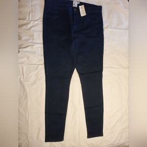 NWT - Asos Curve Skinny Jeans in Over-dyed blue - Size 16